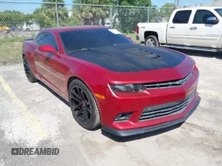 2014 Chevrolet Camaro SS with VIN 2G1FS1EW1E9197774, listed as a IAAI auction lot 41960303 with 108,255 mi miles. Bid and sale history available at carsss.com. Image 1.