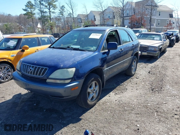 2003 Lexus RX 300 with VIN JTJGF10U030160533, listed as a IAAI auction lot 41698069 with 246,687 mi miles and . Bid and sale history available at DreamBid. Image 2.