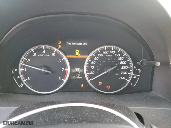 2016 Acura RDX Tech Pkg with VIN 5J8TB4H58GL805172, listed as a Copart auction lot 46157975 with 210,145 mi miles and Clean Title. Bid and sale history available at carsss.com. Image 9.