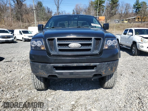 2008 Ford F-150 XL with VIN 1FTRF14W58KD80852, listed as a Copart auction lot 49785705 with 107,136 mi miles and Salvage Title. Bid and sale history available at carsss.com. Image 5.