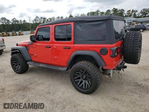 2023 Jeep Wrangler Sport with VIN 1C4HJXDG5PW527992, listed as a Copart auction lot 73312234 with 32,686 mi miles and Salvage Title. Bid and sale history available at DreamBid. Image 2.