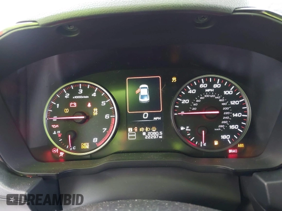 2022 Subaru WRX Premium z VIN JF1VBAF68N9026422, wystawiony jako IAAI lot #42418514 z przebiegiem 22 297 mil mil oraz . Historia ofert i sprzedaży dostępna na DreamBid. Obrazek 7.