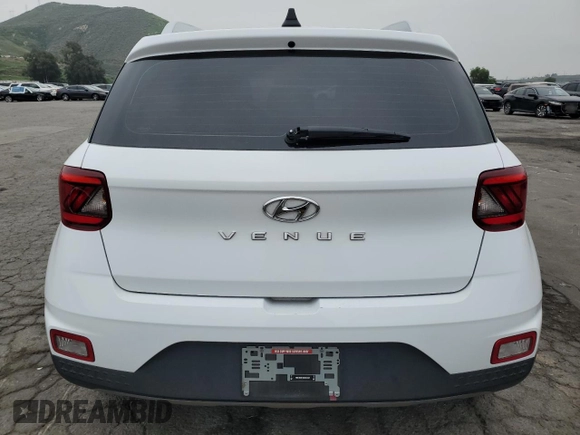 2022 Hyundai Venue SEL with VIN KMHRC8A37NU195404, listed as a Copart auction lot 50843045 with 37,736 mi miles and Salvage Title. Bid and sale history available at DreamBid. Image 6.