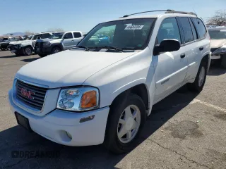 2001 GMC Envoy SLT z VIN 1GKDS13S922295223, wystawiony jako Copart lot #46683285 z przebiegiem 190 199 mil mil oraz Szkoda całkowita • Salvage title. Historia ofert i sprzedaży dostępna na DreamBid. Obrazek 1.