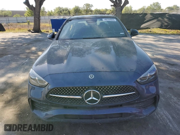 2024 Mercedes-Benz C 300 with VIN W1KAF4GB6RR172565, listed as a Copart auction lot 49794055 with 31,308 mi miles and Salvage Title. Bid and sale history available at carsss.com. Image 5.