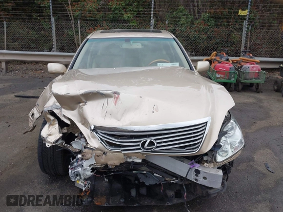 2005 Lexus LS 430 with VIN JTHBN36F255015647, listed as a IAAI auction lot 41863620 with 104,817 mi miles and . Bid and sale history available at DreamBid. Image 12.