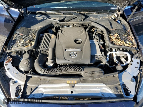 2018 Mercedes-Benz C 300 with VIN 55SWF4JB2JU279520, listed as a Copart auction lot 48434885 with 63,357 mi miles and Salvage title. Bid and sale history available at DreamBid. Image 12.