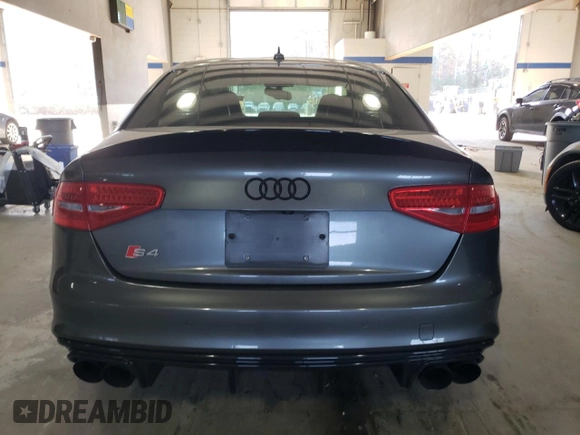 2016 Audi S4 Premium Plus with VIN WAUBGAFL1GA005642, listed as a Copart auction lot 79915864 with 43,534 mi miles and Salvage Title. Bid and sale history available at carsss.com. Image 6.