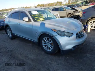 2010 Infiniti FX35 with VIN JN8AS1MW1AM855968, listed as a IAAI auction lot 41451626 with 167,275 mi miles. Bid and sale history available at carsss.com. Image 1.