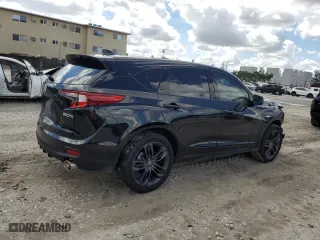 2023 Acura RDX w/A-Spec Package with VIN 5J8TC1H66PL001277, listed as a Copart auction lot 72824474 with 14,186 mi miles and Salvage Title. Bid and sale history available at carsss.com. Image 3.