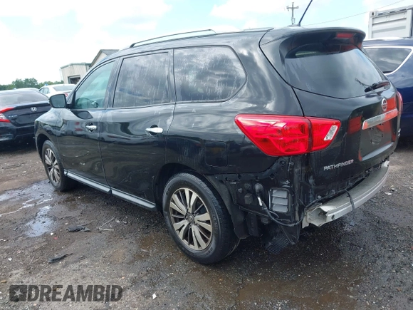 2018 Nissan Pathfinder SV with VIN 5N1DR2MM0JC609570, listed as a IAAI auction lot 42707055 with 136,893 mi miles and . Bid and sale history available at DreamBid. Image 3.