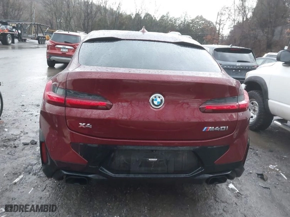 2022 BMW X4 M40i with VIN 5UX43DT09N9J96761, listed as a IAAI auction lot 41675333 with 1 mi miles. Bid and sale history available at carsss.com. Image 17.