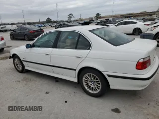 2001 BMW 5 Series 530iA with VIN WBADT63471CF05916, listed as a Copart auction lot 42752195 with 110,586 mi miles and Salvage Title. Bid and sale history available at carsss.com. Image 2.