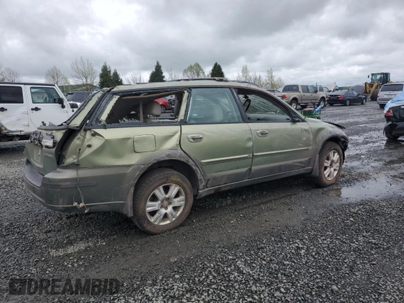 2005 Subaru Legacy Outback Limited with VIN 4S4BP62C057312621, listed as a Copart auction lot 52540745 with 202,795 mi miles and Salvage title. Bid and sale history available at DreamBid. Image 3.