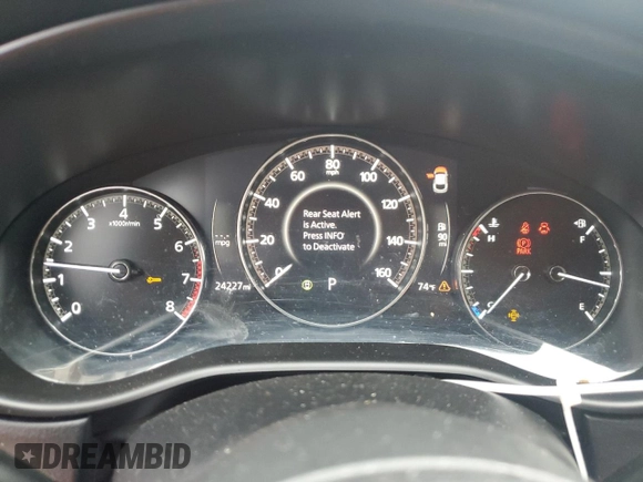 2024 Mazda CX-30 S with VIN 3MVDMBAM8RM639660, listed as a Copart auction lot 62124575 with 24,227 mi miles and Salvage title. Bid and sale history available at DreamBid. Image 9.