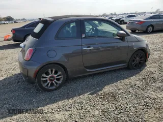 2014 FIAT 500 Abarth with VIN 3C3CFFJH3ET243822, listed as a Copart auction lot 48414065 with 49,652 mi miles and Clean Title. Bid and sale history available at carsss.com. Image 3.