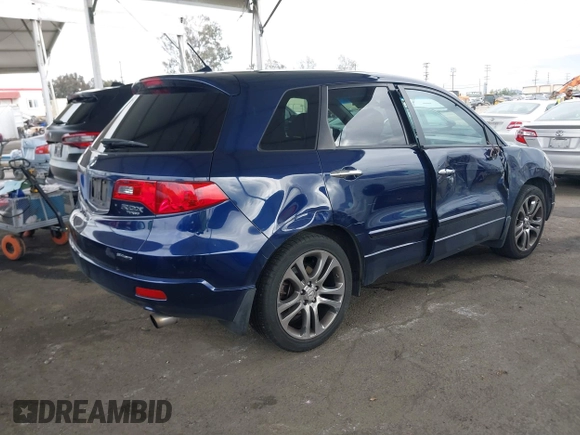 2007 Acura RDX Tech Pkg with VIN 5J8TB18577A011886, listed as a IAAI auction lot 41778455 with 141,123 mi miles. Bid and sale history available at carsss.com. Image 4.