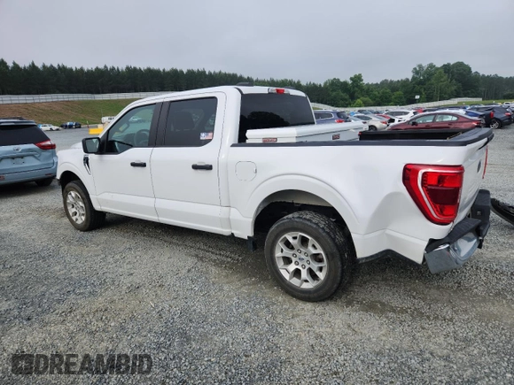 2021 Ford F-150 XL with VIN 1FTEW1C53MFB80059, listed as a Copart auction lot 58835805 with 85,998 mi miles and Salvage title. Bid and sale history available at DreamBid. Image 2.