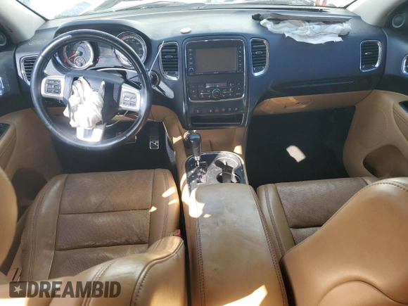 2013 Dodge Durango Citadel with VIN 1C4RDHEG9DC512165, listed as a Copart auction lot 85198454 with 186,178 mi miles and Salvage title. Bid and sale history available at DreamBid. Image 8.