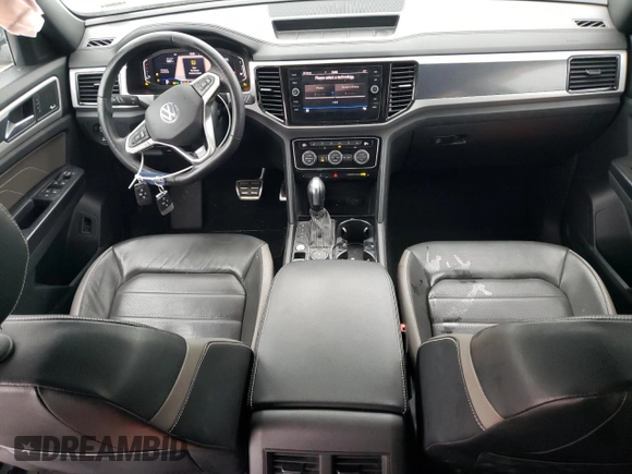 2021 Volkswagen Atlas SEL Premium R-Line with VIN 1V2FE2CA3MC206217, listed as a Copart auction lot 42675215 with 61,723 mi miles and Salvage title. Bid and sale history available at DreamBid. Image 8.