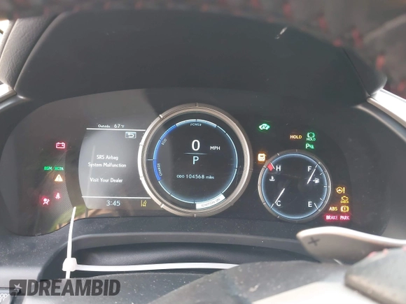 2019 Lexus RX with VIN 2T2BGMCAXKC036573, listed as a IAAI auction lot 41299079 with 104,568 mi miles. Bid and sale history available at carsss.com. Image 7.