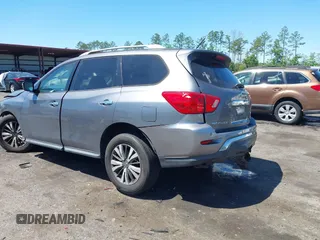 2017 Nissan Pathfinder S with VIN 5N1DR2MN3HC697212, listed as a IAAI auction lot 42049193 with 144,960 mi miles and . Bid and sale history available at DreamBid. Image 3.