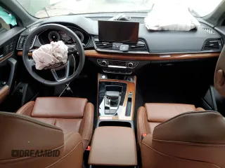 2022 Audi Q5 S line Premium Plus with VIN WA1EAAFY9N2040654, listed as a Copart auction lot 58979185 with 35,546 mi miles and Salvage title. Bid and sale history available at DreamBid. Image 8.