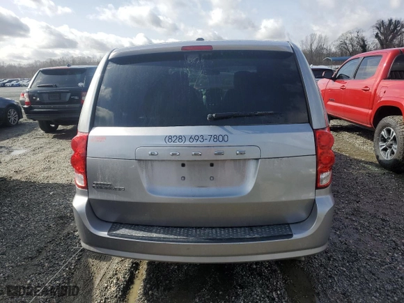 2014 Dodge Grand Caravan SE with VIN 2C4RDGBG2ER451491, listed as a Copart auction lot 47097875 with 103,216 mi miles and Salvage Title. Bid and sale history available at carsss.com. Image 6.