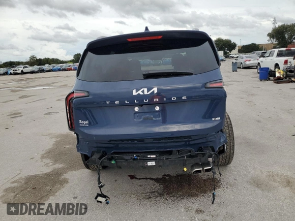 2024 Kia Telluride SX Prestige with VIN 5XYP5DGC6RG534442, listed as a Copart auction lot 72935454 with 1,986 mi miles and Salvage title. Bid and sale history available at DreamBid. Image 6.