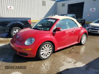 2008 Volkswagen Beetle SE with VIN 3VWRF31Y28M400322, listed as a Copart auction lot 64945595 with 99,246 mi miles and Salvage title. Bid and sale history available at DreamBid. Image 1.