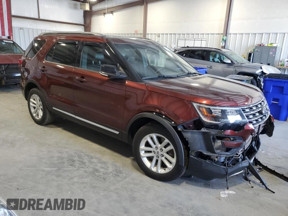 2016 Ford Explorer XLT with VIN 1FM5K7DH1GGC02934, listed as a Copart auction lot 50615055 with 160,821 mi miles and Salvage Title. Bid and sale history available at DreamBid. Image 4.