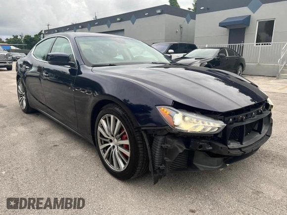 2015 Maserati Ghibli z VIN ZAM57XSA2F1159438, wystawiony jako Copart lot #49187735 z przebiegiem 73 996 mil mil oraz Szkoda całkowita • Salvage title. Historia ofert i sprzedaży dostępna na DreamBid. Obrazek 4.