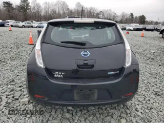 2015 Nissan LEAF SL with VIN 1N4AZ0CP9FC322927, listed as a Copart auction lot 88519705 with 58,552 mi miles and Salvage Title. Bid and sale history available at DreamBid. Image 6.