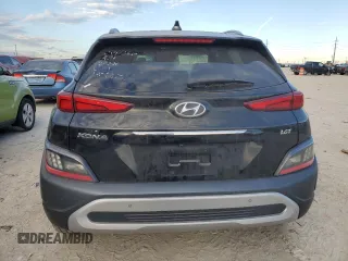 2023 Hyundai Kona Limited with VIN KM8K53A33PU971657, listed as a Copart auction lot 41685935 with 29,859 mi miles and Salvage Title. Bid and sale history available at carsss.com. Image 6.