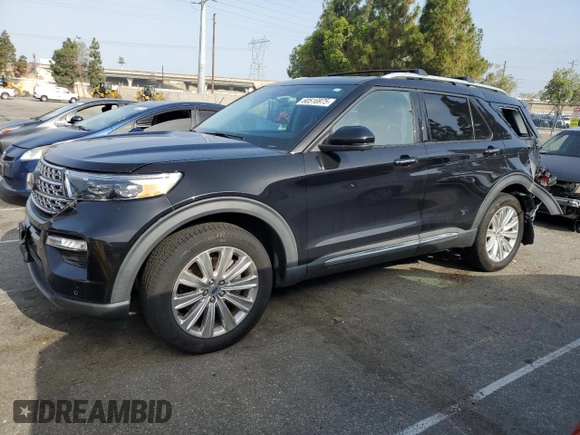 2021 Ford Explorer Limited with VIN 1FM5K8FW0MNA17072, listed as a Copart auction lot 60516975 with 45,786 mi miles and Salvage title. Bid and sale history available at DreamBid. Image 1.