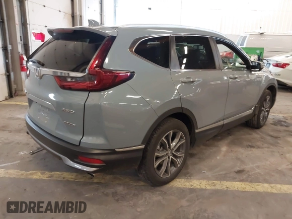 2022 Honda CR-V Touring with VIN 2HKRW2H94NH629730, listed as a IAAI auction lot 41677074 with 34,006 mi miles. Bid and sale history available at carsss.com. Image 4.
