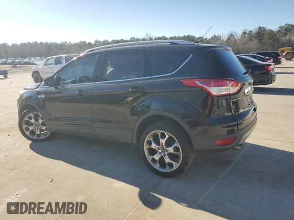 2014 Ford Escape Titanium with VIN 1FMCU0JX4EUA42499, listed as a Copart auction lot 87951075 with 108,358 mi miles and Salvage Title. Bid and sale history available at carsss.com. Image 2.