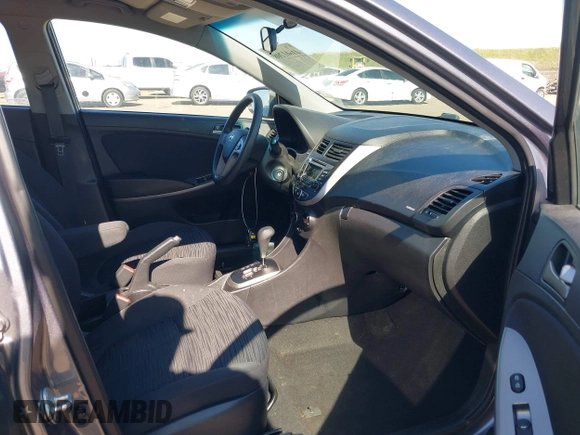 2017 Hyundai Accent SE with VIN KMHCT5AEXHU345127, listed as a IAAI auction lot 41601208 with 155,738 mi miles. Bid and sale history available at carsss.com. Image 5.