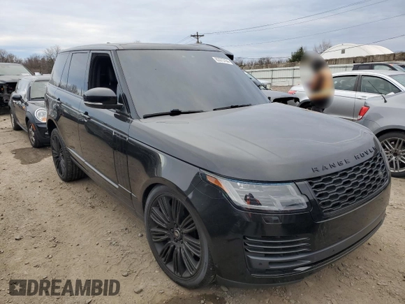 2019 Land Rover Range Rover z VIN SALGS2RE8KA521945, wystawiony jako Copart lot #83373764 z przebiegiem 80 330 mil mil oraz Szkoda całkowita • Salvage title. Historia ofert i sprzedaży dostępna na DreamBid. Obrazek 4.