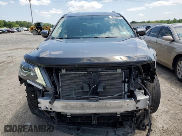 2017 Nissan Pathfinder SV z VIN 5N1DR2MM0HC638237, wystawiony jako Copart lot #59898825 z przebiegiem 96 551 mil mil oraz Szkoda całkowita • Salvage title. Historia ofert i sprzedaży dostępna na DreamBid. Obrazek 5.