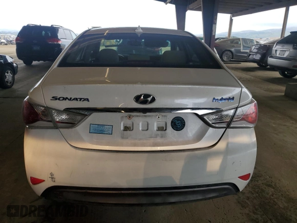 2015 Hyundai Sonata Hybrid Limited with VIN KMHEC4A44FA139665, listed as a Copart auction lot 53496275 with 203,986 mi miles and Salvage Title. Bid and sale history available at carsss.com. Image 6.