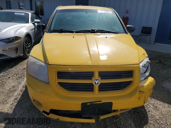 2007 Dodge Caliber SXT with VIN 1B3HB48B67D557669, listed as a Copart auction lot 86705474 with 190,937 mi miles and Non Repairable. Bid and sale history available at DreamBid. Image 5.