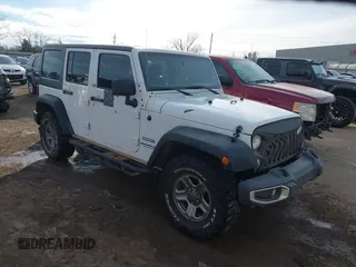 2017 Jeep Wrangler Unlimited Sport with VIN 1C4BJWDG2HL721379, listed as a IAAI auction lot 41314767 with 174,228 mi miles. Bid and sale history available at carsss.com. Image 1.