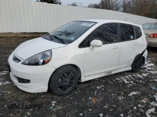 2007 Honda Fit Sport with VIN JHMGD38637S014095, listed as a Copart auction lot 87599655 with 219,607 mi miles and Salvage Title. Bid and sale history available at carsss.com. Image 1.