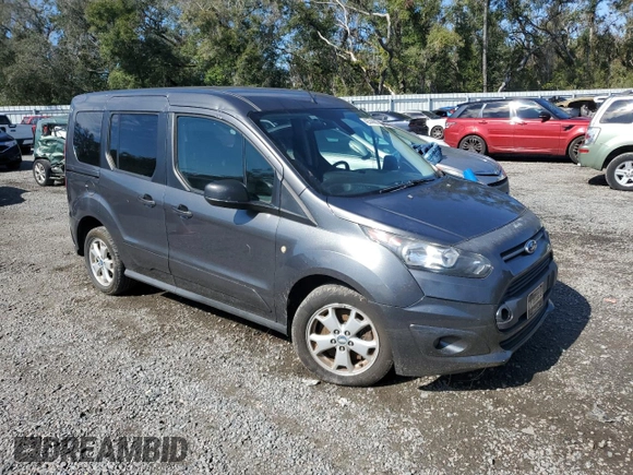 2015 Ford Transit Connect XLT with VIN NM0AE8F75F1174705, listed as a Copart auction lot 42344885 with 295,821 mi miles and Clean title. Bid and sale history available at DreamBid. Image 4.
