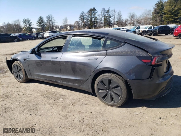 2024 Tesla Model 3 Long Range with VIN 5YJ3E1EBXRF811947, listed as a Copart auction lot 45798205 with 0 mi miles and Salvage Title. Bid and sale history available at carsss.com. Image 2.