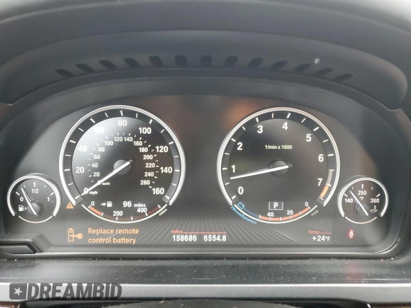2013 BMW 7 Series 740i with VIN WBAYA6C51DD143769, listed as a Copart auction lot 41965165 with 158,686 mi miles and Clean Title. Bid and sale history available at carsss.com. Image 9.