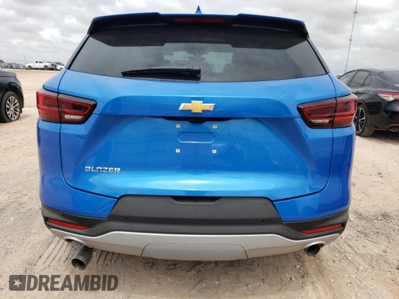2024 Chevrolet Blazer LT with VIN 3GNKBDR43RS191474, listed as a Copart auction lot 60072544 with 2,558 mi miles and Salvage title. Bid and sale history available at DreamBid. Image 6.