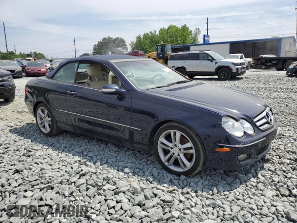 2006 Mercedes-Benz CLK 350 with VIN WDBTK56GX6T064240, listed as a Copart auction lot 53716385 with 166,382 mi miles and Salvage Title. Bid and sale history available at DreamBid. Image 4.