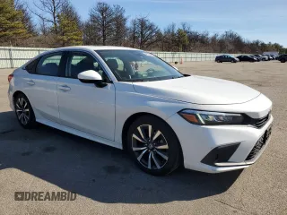 2024 Honda Civic Sedan EX with VIN 2HGFE1F72RH334174, listed as a Copart auction lot 48358455 with 7,288 mi miles and Salvage Title. Bid and sale history available at carsss.com. Image 4.